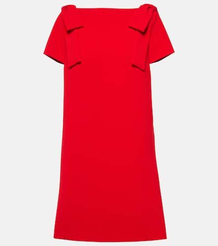 Bow-detail crepe minidress - Carolina Herrera - Modalova