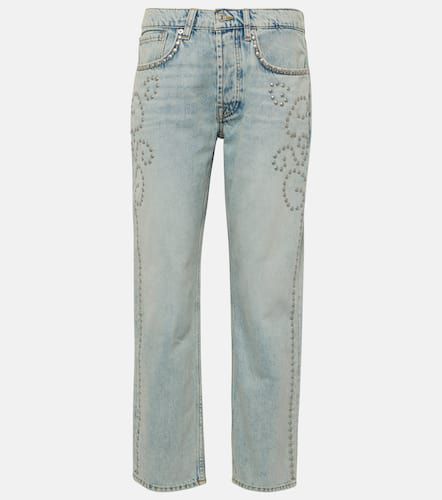Trucker studded straight jeans - 7 For All Mankind - Modalova