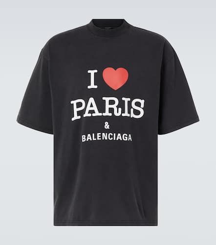 Camiseta I Love Paris de jersey de algodón - Balenciaga - Modalova