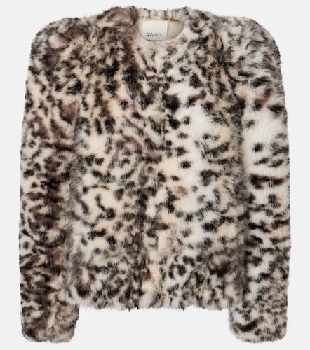 Bahria leopard-print jacket - Isabel Marant - Modalova