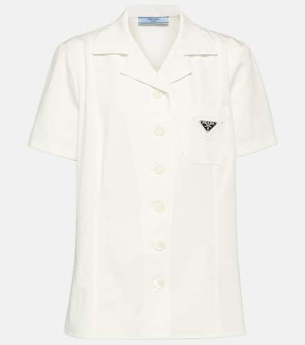 Prada Camisa de algodón con logo - Prada - Modalova