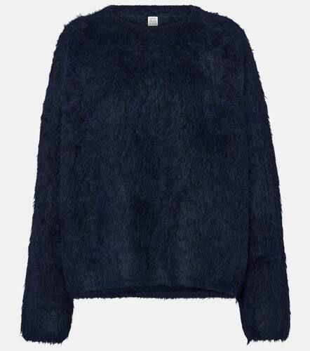 Boxy alpaca wool-blend sweater - Toteme - Modalova