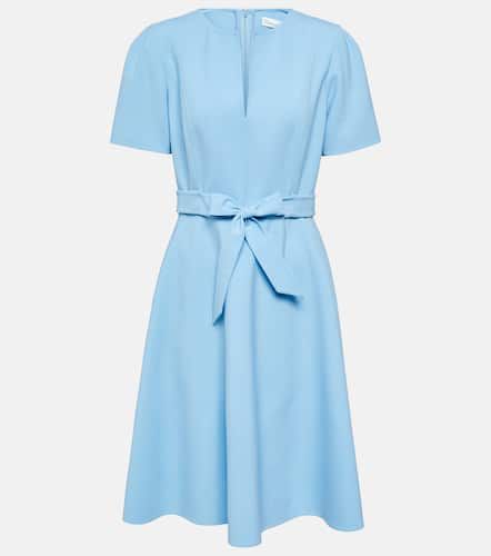 Belted wool-blend midi dress - Oscar de la Renta - Modalova