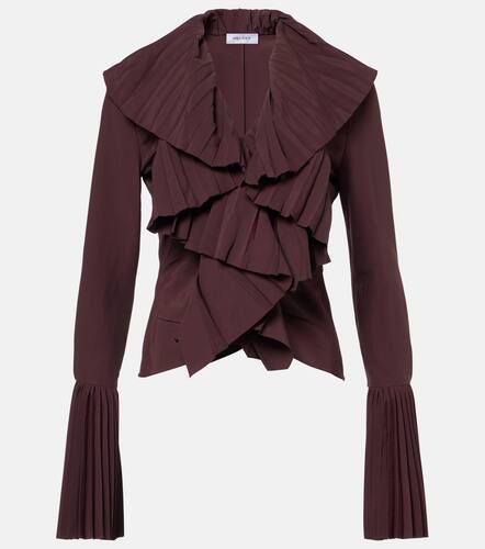 Alexander McQueen Blusa con volant - Alexander McQueen - Modalova