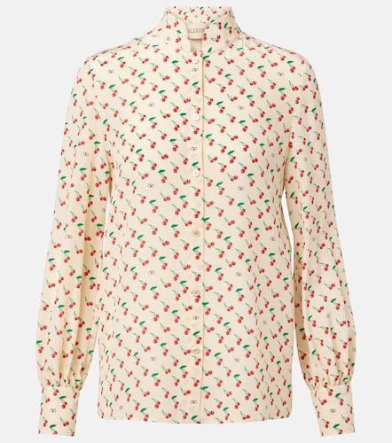 Cady Couture printed silk blouse - Valentino - Modalova