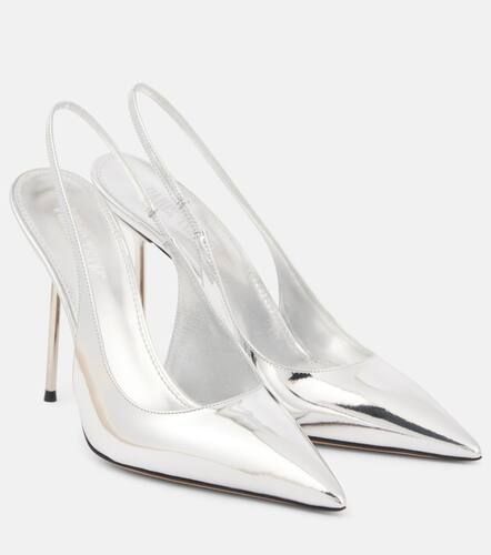 Lidia 105 mirrored leather slingback pumps - Paris Texas - Modalova