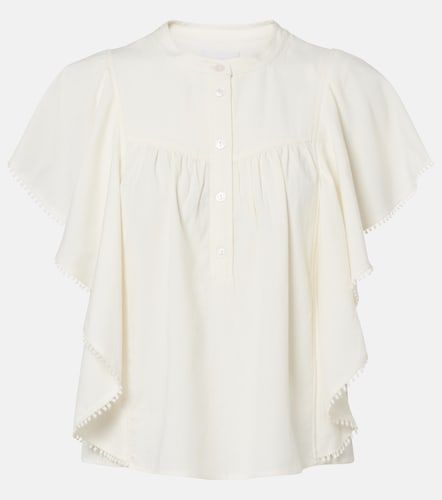 Marlie ruffled crochet-trimmed blouse - Marant Etoile - Modalova