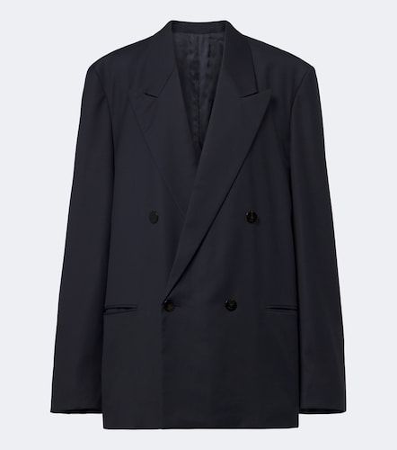 Blazer cruzado oversized de lana - Gucci - Modalova