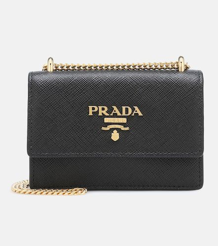 Prada Micro leather shoulder bag - Prada - Modalova