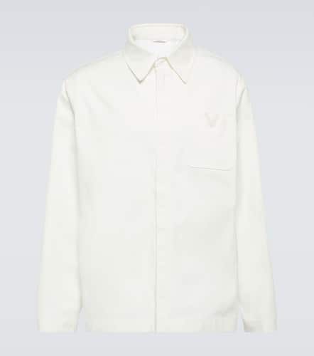 VGold cotton canvas jacket - Valentino - Modalova