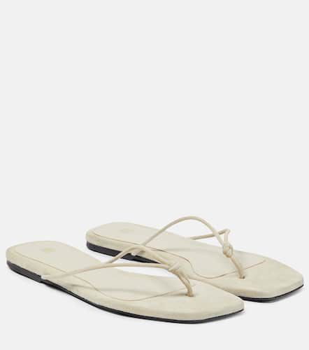 Toteme The Knot suede thong sandals - Toteme - Modalova