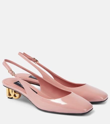 Slingback-Pumps Jackie 40 aus Lackleder - Dolce&Gabbana - Modalova