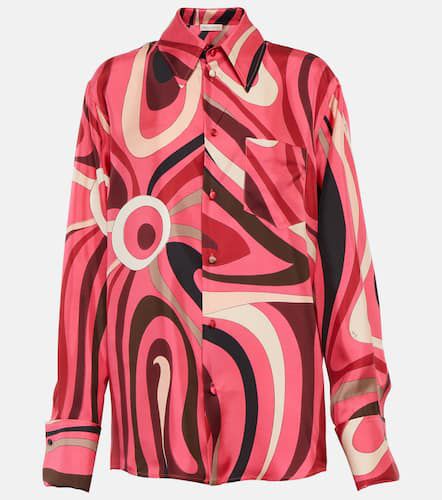 Pucci Abstract-print silk shirt - Pucci - Modalova