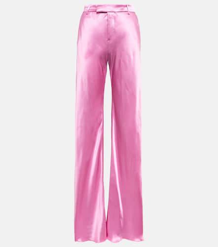 Etro High-rise wide-leg satin pants - Etro - Modalova