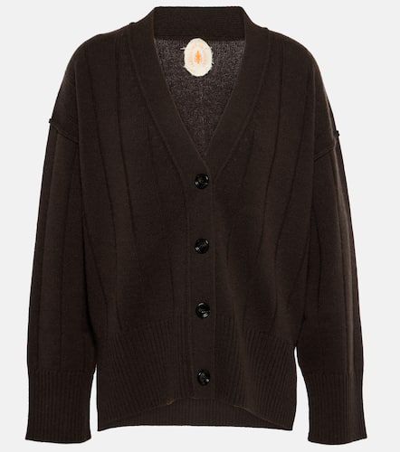 Ribbed-knit wool and cashmere cardigan - Jardin des Orangers - Modalova