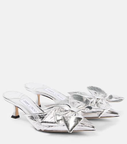 Mules Staz 50 aus Metallic-Leder - Jimmy Choo - Modalova