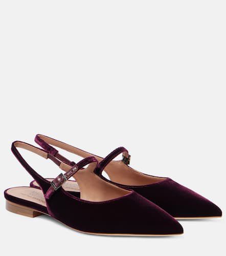 Ballerine slingback Karla in velluto - Malone Souliers - Modalova