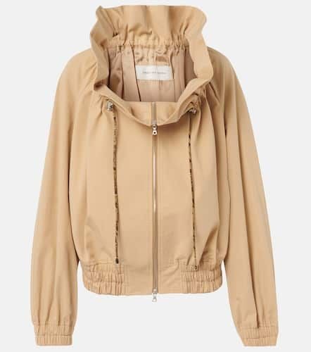 Chaqueta bomber de popelín de algodón - Dries Van Noten - Modalova