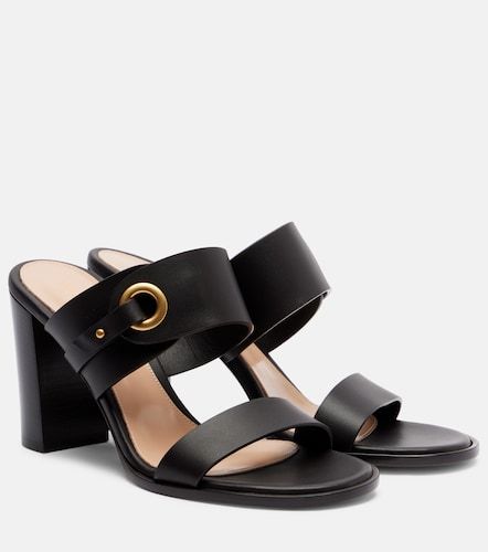 Gianvito Rossi 85 leather mules - Gianvito Rossi - Modalova
