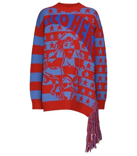 Intarsia striped virgin wool sweater - Stella McCartney - Modalova