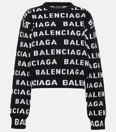 Balenciaga Jersey de lana con logo - Balenciaga - Modalova