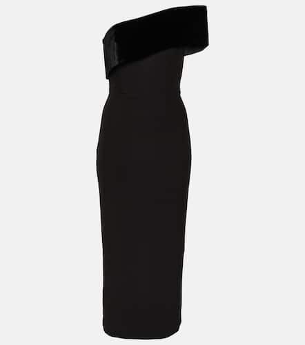 Abito midi asimmetrico in crêpe - Roland Mouret - Modalova