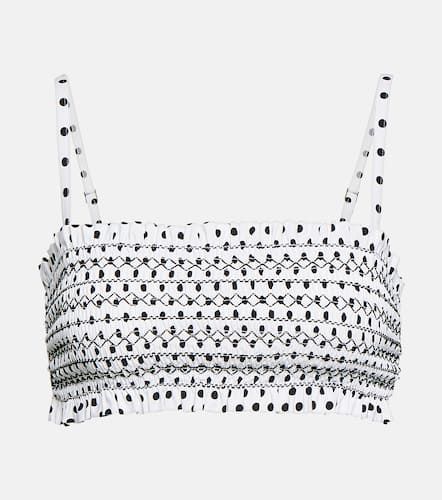 Polka-dot bandeau bikini top - Tory Burch - Modalova