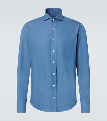 Camicia in chambray di cotone - Thom Sweeney - Modalova