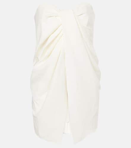 Tuiren draped linen and cotton-blend top - Tove - Modalova