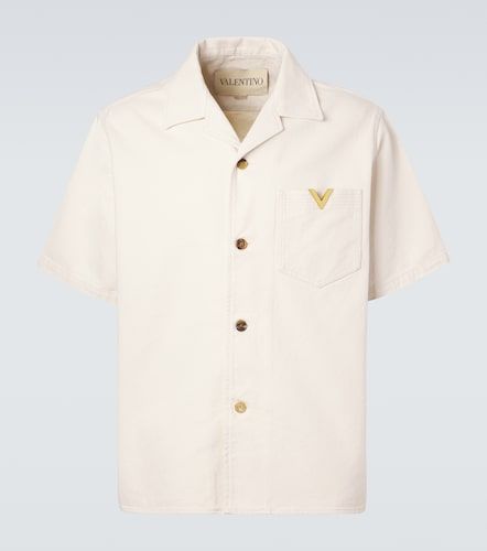 Valentino Camisa de denim con VGold - Valentino - Modalova