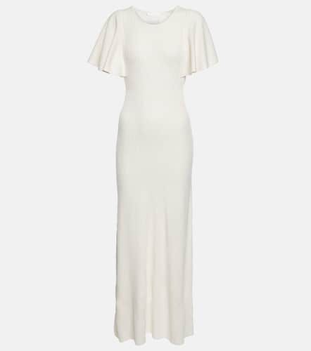 Chloé Ruffle-trimmed wool midi dress - Chloe - Modalova