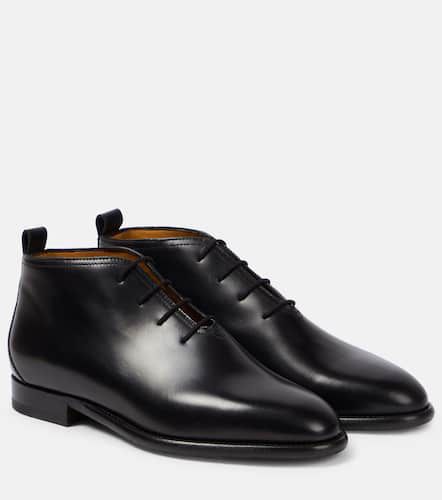 The Row Grant leather lace-up boots - The Row - Modalova