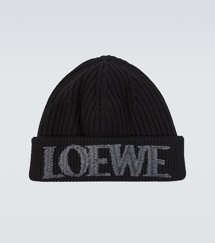 Loewe Logo wool beanie - Loewe - Modalova