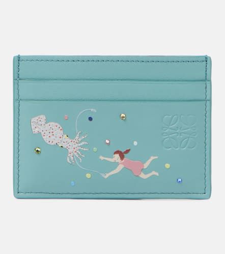 X Suna Fujita Kartenetui Deep Sea aus Leder - Loewe - Modalova