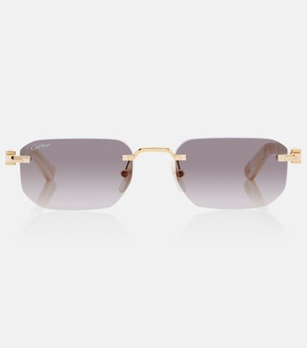 Signature C rectangular sunglasses - Cartier Eyewear Collection - Modalova
