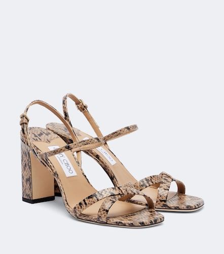 Elsy snake-effect leather slingback sandals - Jimmy Choo - Modalova