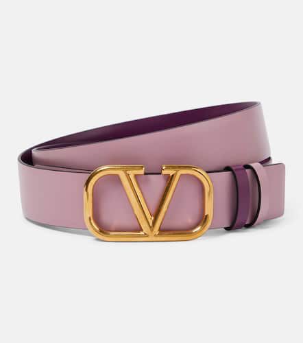 Cinturón de piel reversible con VLogo - Valentino Garavani - Modalova