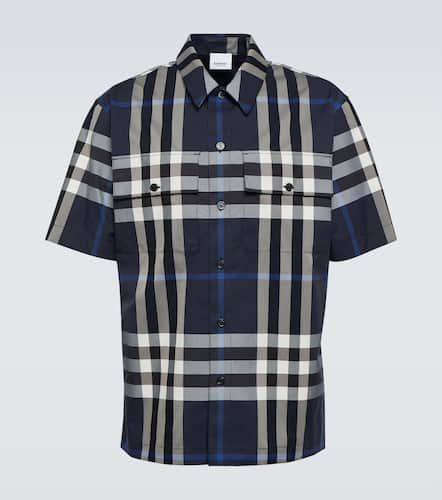 Chemise en coton mélangé à carreaux - Burberry - Modalova