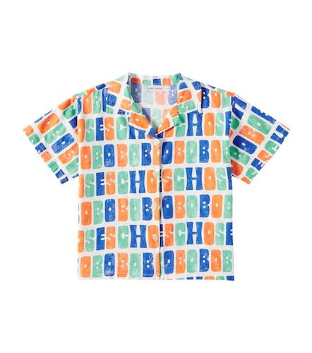Camicia in cotone con stampa logo - Bobo Choses - Modalova