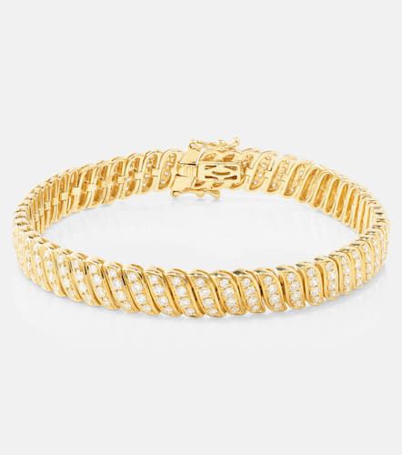 Zoe 18kt yellow bracelet with diamonds - Anita Ko - Modalova