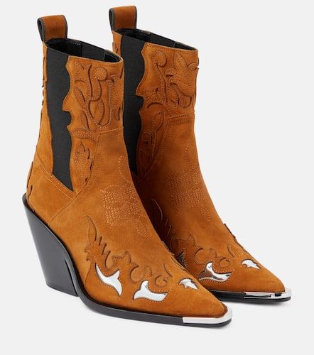 Westernstiefel aus Veloursleder - Rabanne - Modalova