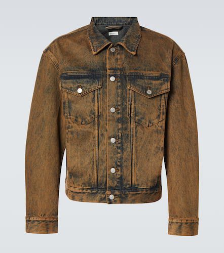 Chaqueta de denim con efecto desgastado - Dries Van Noten - Modalova