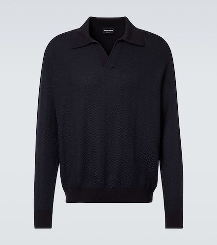 Giorgio Armani Polo in misto lana - Giorgio Armani - Modalova