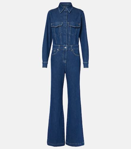 Flared denim jumpsuit - 7 For All Mankind - Modalova