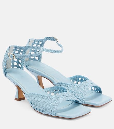 Veronica woven leather sandals - Souliers Martinez - Modalova