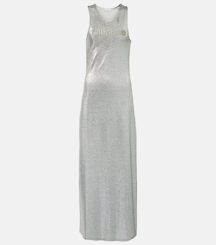 Rabanne Logo glitter maxi dress - Rabanne - Modalova