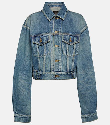 Giacca di jeans cropped 80’s - Saint Laurent - Modalova