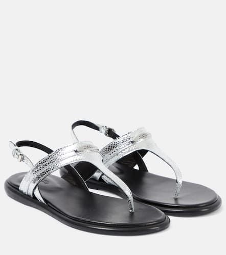 Nya metallic leather thong sandals - Isabel Marant - Modalova