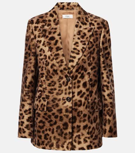 ChloÃ© Leopard-print cotton blazer - Chloe - Modalova