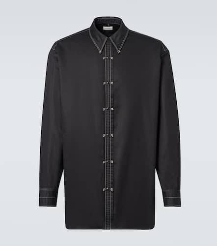 Embellished cotton satin shirt - Lemaire - Modalova